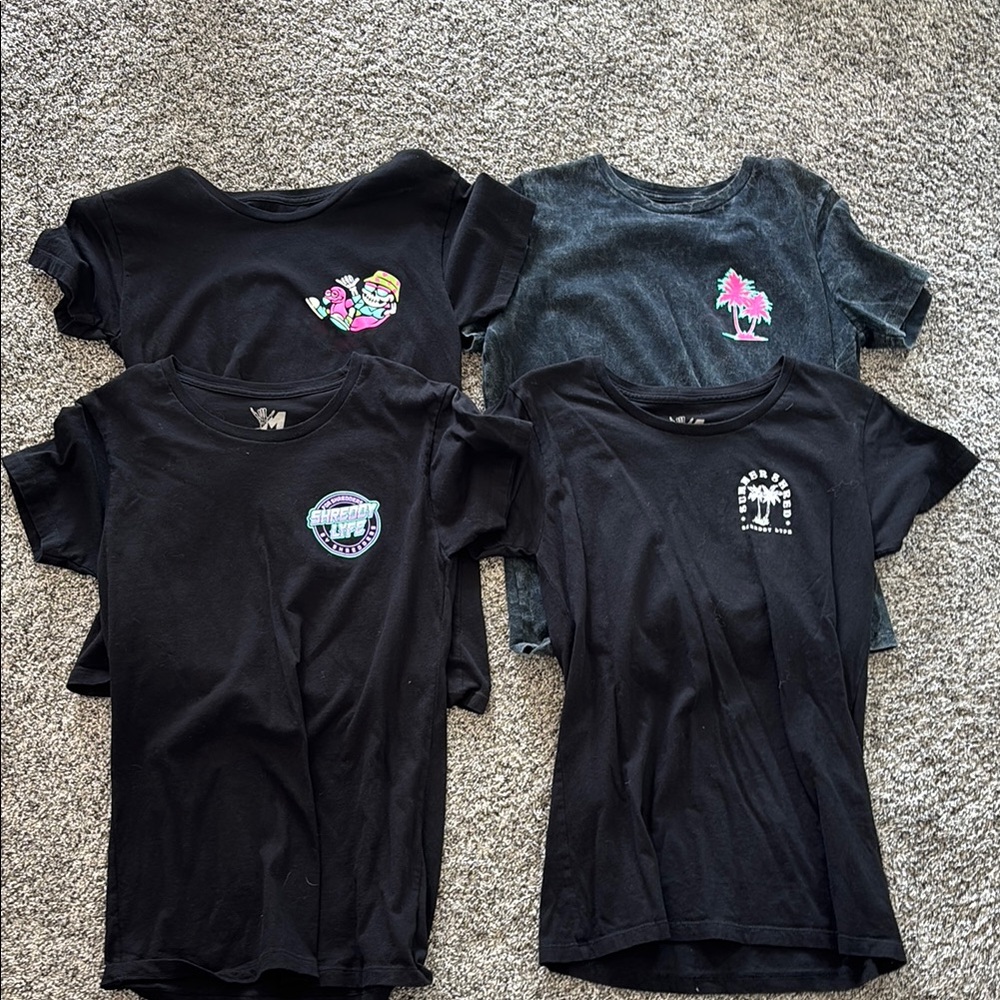 Black T-Shirts Set
